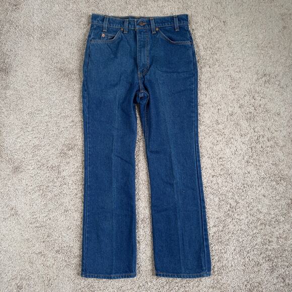 Vintage Levis 517 Men Sz 33x30 Jeans Orange Tab Denim Made in USA 90s Blue Denim - Picture 1 of 13
